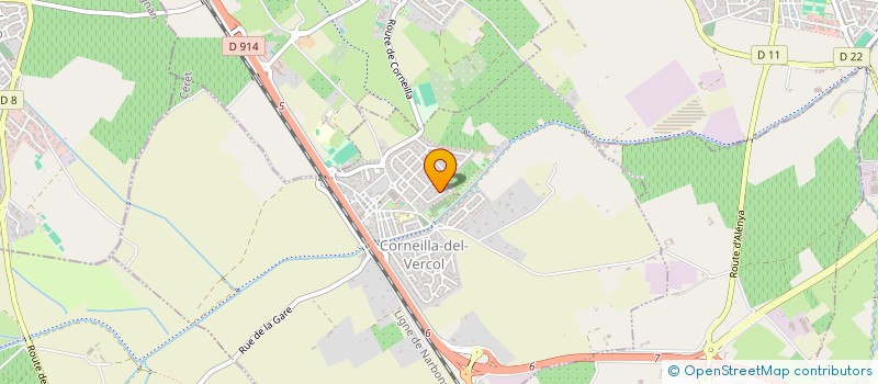 localisation de l'entreprise MONSIEUR FABRICE MARTIN  CORNEILLA-DEL-VERCOL