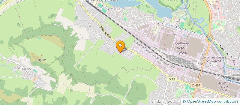 localisation de l'entreprise MONSIEUR FABRICE MARTIN  VAIVRE-ET-MONTOILLE