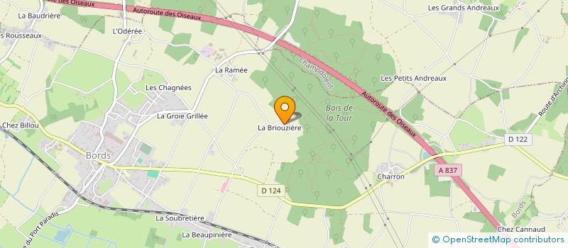 localisation de l'entreprise MONSIEUR FABRICE MARTINEAU  BORDS