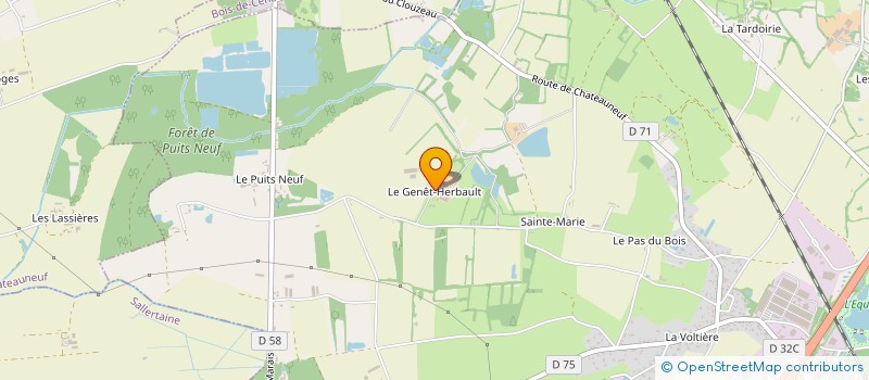 localisation de l'entreprise MONSIEUR FABRICE MARTINEAU à LA GARNACHE