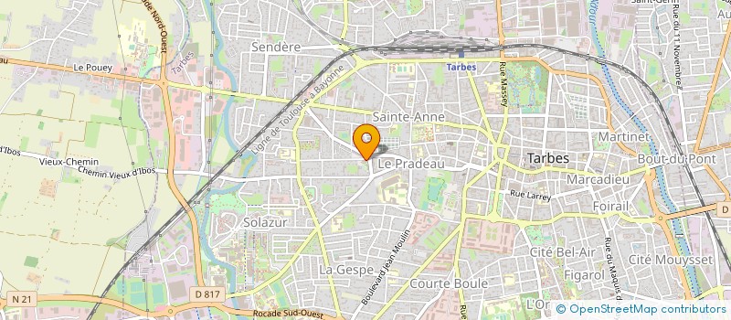 localisation de l'entreprise MONSIEUR FABRICE MARTINEZ à TOULOUSE