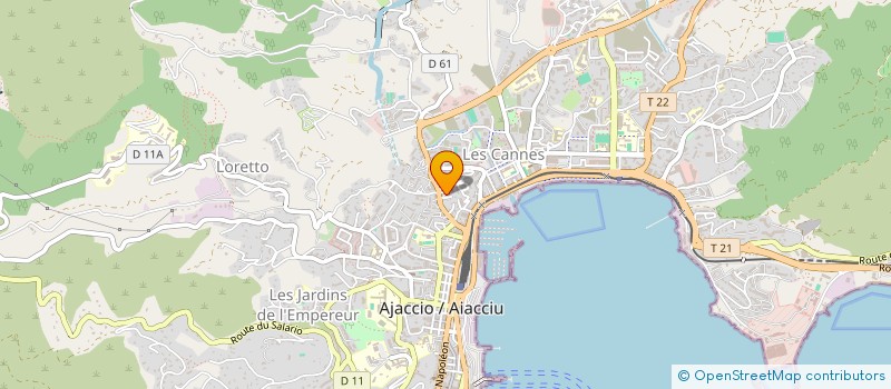 localisation de l'entreprise MONSIEUR FABRICE MARTINEZ à AJACCIO