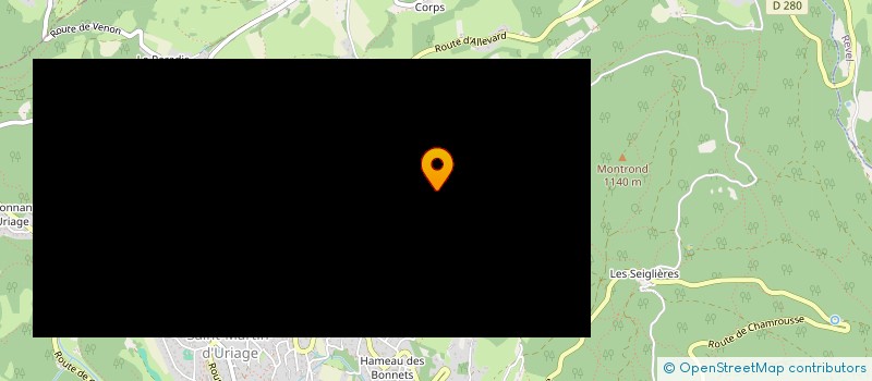 localisation de l'entreprise MONSIEUR FABRICE MARTORANA  SAINT-MARTIN-D'URIAGE