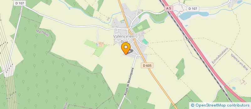 localisation de l'entreprise MONSIEUR FABRICE MASCARIN  VALENCE-EN-BRIE