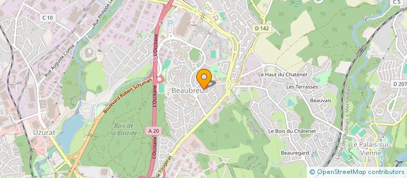 localisation de l'entreprise MONSIEUR FABRICE MATTEONI à LIMOGES