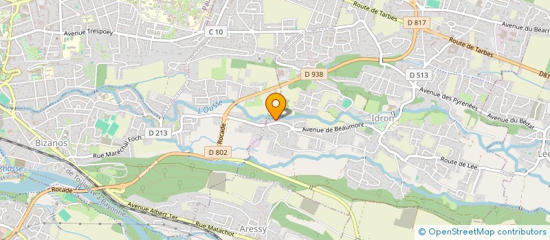 localisation de l'entreprise MONSIEUR FABRICE MAUPAS  IDRON