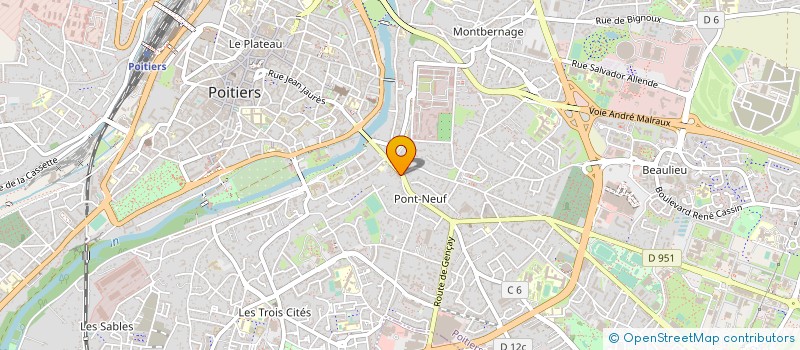 localisation de l'entreprise MONSIEUR FABRICE MAUPIN  POITIERS