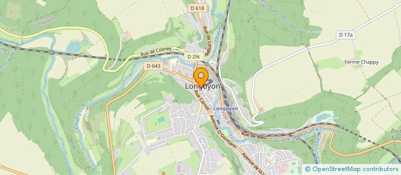localisation de l'entreprise MONSIEUR FABRICE MAUPIN à LONGUYON