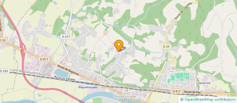 localisation de l'entreprise MONSIEUR FABRICE MAUX  PEYREHORADE