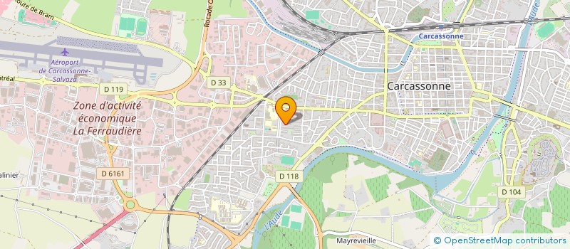 localisation de l'entreprise MONSIEUR FABRICE MAYER  CARCASSONNE