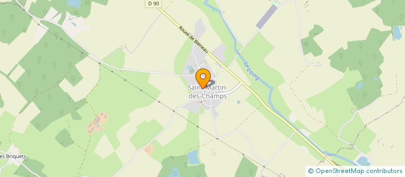 localisation de l'entreprise MONSIEUR FABRICE MAZERAT  SAINT-MARTIN-DES-CHAMPS