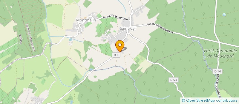 localisation de l'entreprise MONSIEUR FABRICE MAZZELLA  SAINT-CYR-MONTMALIN