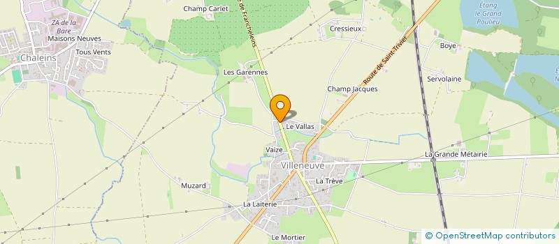 localisation de l'entreprise MONSIEUR FABRICE MAZZOLINI  VILLENEUVE