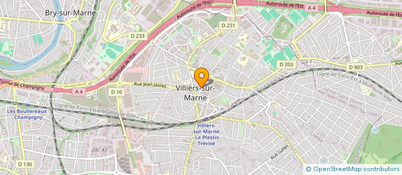 localisation de l'entreprise MONSIEUR FABRICE MBALLA à VILLIERS-SUR-MARNE