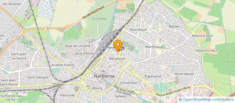 localisation de l'entreprise MONSIEUR FABRICE MEKIDECHE-CHERIF à NARBONNE