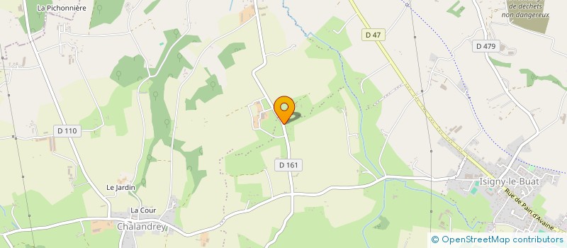 localisation de l'entreprise MONSIEUR FABRICE MENARD  ISIGNY-LE-BUAT