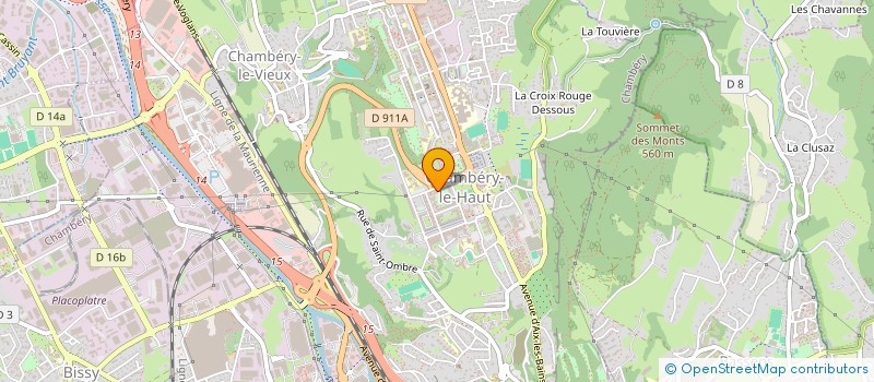 localisation de l'entreprise MONSIEUR FABRICE MENARD  CHAMBERY