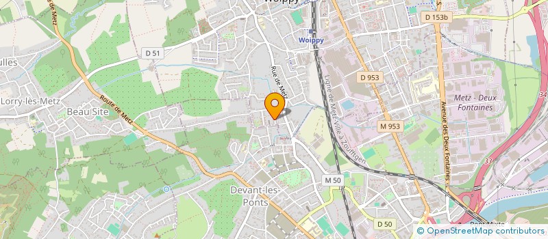 localisation de l'entreprise MONSIEUR FABRICE MENINI à WOIPPY