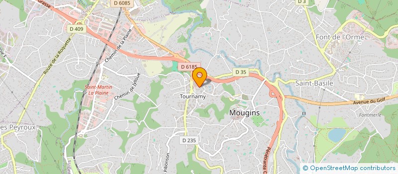 localisation de l'entreprise MONSIEUR FABRICE MERCIER à MOUGINS