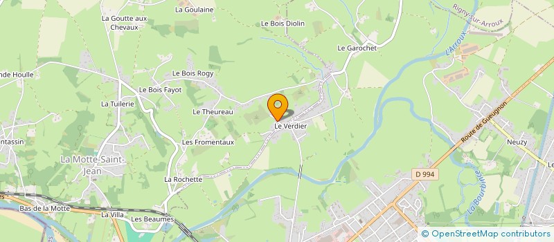 localisation de l'entreprise MONSIEUR FABRICE MERLE  LA MOTTE-SAINT-JEAN