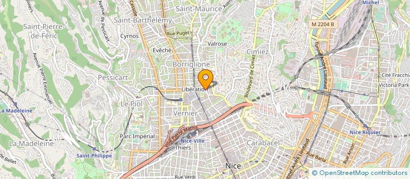 localisation de l'entreprise MONSIEUR FABRICE MERONE à NICE