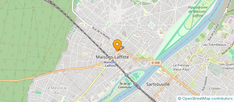 localisation de l'entreprise MONSIEUR FABRICE MESNIL à MAISONS-LAFFITTE