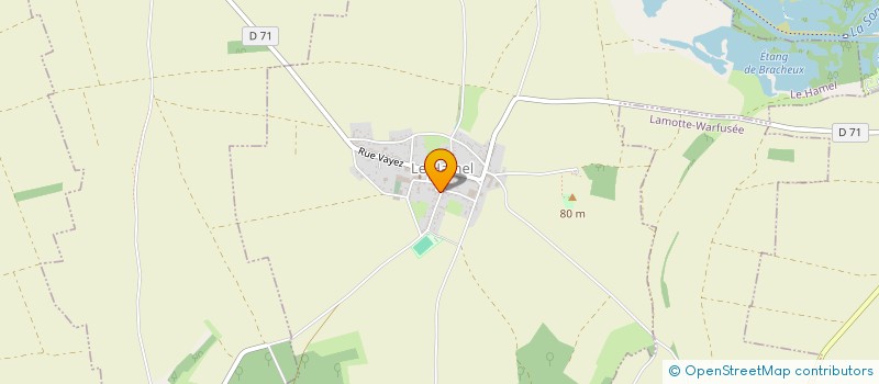 localisation de l'entreprise MONSIEUR FABRICE MESSE  LE HAMEL