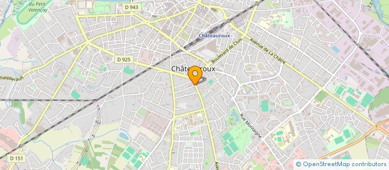 localisation de l'entreprise MONSIEUR FABRICE MESURE à CHATEAUROUX