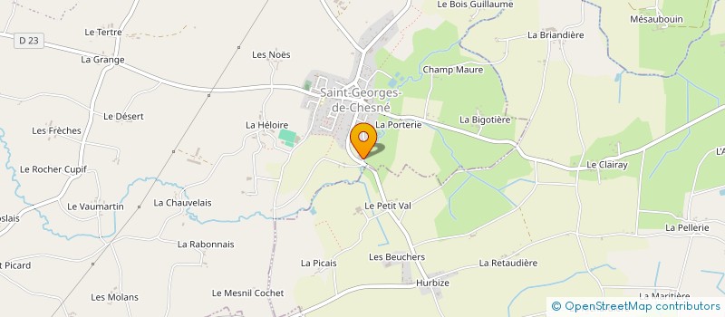 localisation de l'entreprise MONSIEUR FABRICE MEUR  MEZIERES-SUR-COUESNON