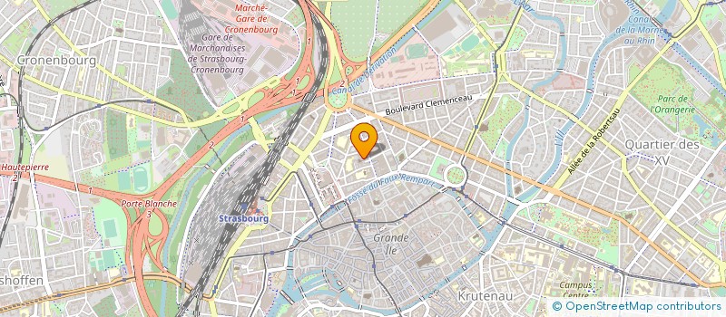 localisation de l'entreprise MONSIEUR FABRICE MEZRAHI à STRASBOURG