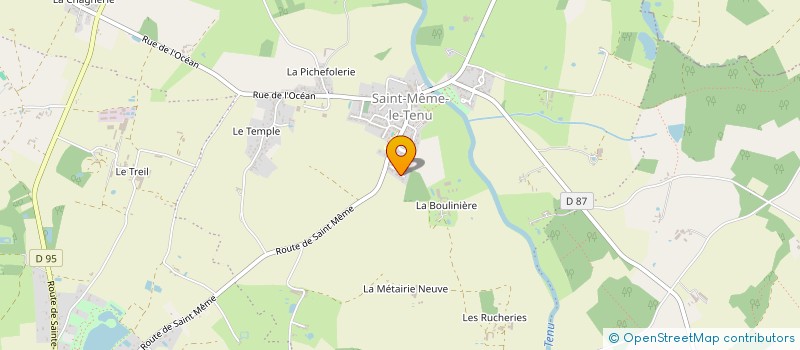 localisation de l'entreprise MONSIEUR FABRICE MICHAUD à MACHECOUL-SAINT-MEME