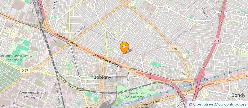 localisation de l'entreprise MONSIEUR FABRICE MICHEL  BOBIGNY