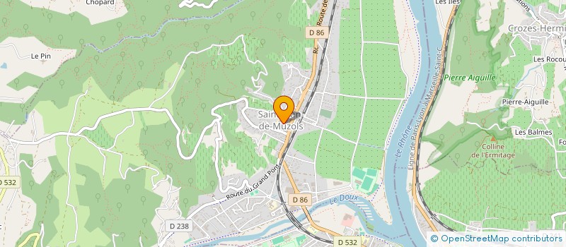 localisation de l'entreprise MONSIEUR FABRICE MICHELAS  SAINT-JEAN-DE-MUZOLS