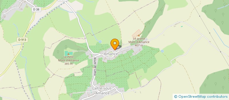 localisation de l'entreprise MONSIEUR FABRICE MICLO  AMANCE