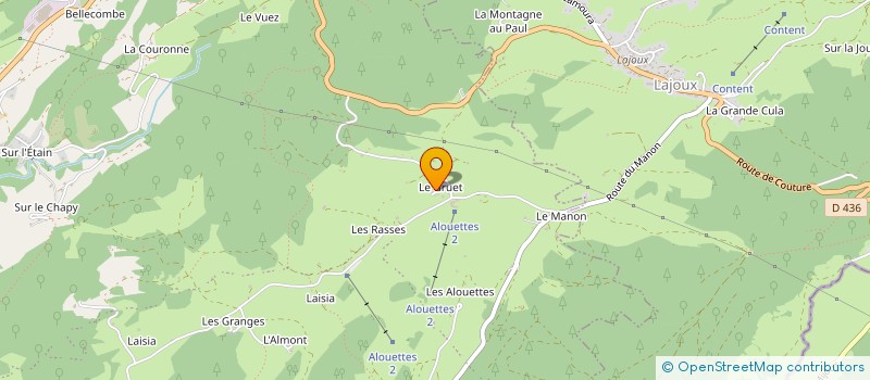 localisation de l'entreprise MONSIEUR FABRICE MILLERIOUX  SEPTMONCEL LES MOLUNES