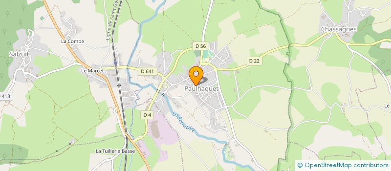 localisation de l'entreprise MONSIEUR FABRICE MILLET  PAULHAGUET