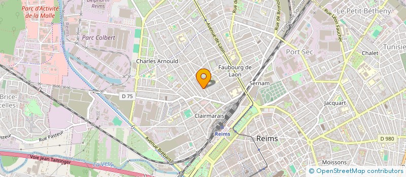 localisation de l'entreprise MONSIEUR FABRICE MILLET  REIMS