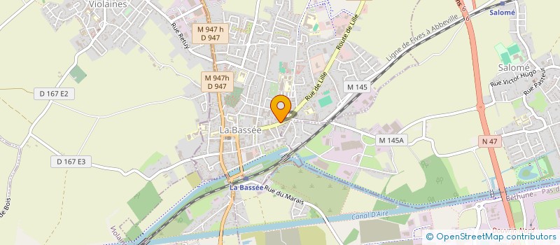 localisation de l'entreprise MONSIEUR FABRICE MILON à VIOLAINES
