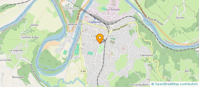 localisation de l'entreprise MONSIEUR FABRICE MOLES  CAPDENAC-GARE