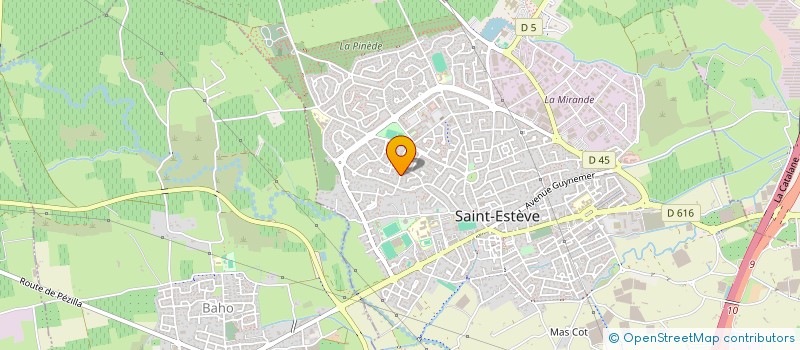 localisation de l'entreprise MONSIEUR FABRICE MOLL  SAINT-ESTEVE