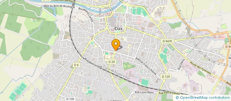 localisation de l'entreprise MONSIEUR FABRICE MONGIN à DAX