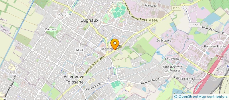 localisation de l'entreprise MONSIEUR FABRICE MONLOUIS à CUGNAUX