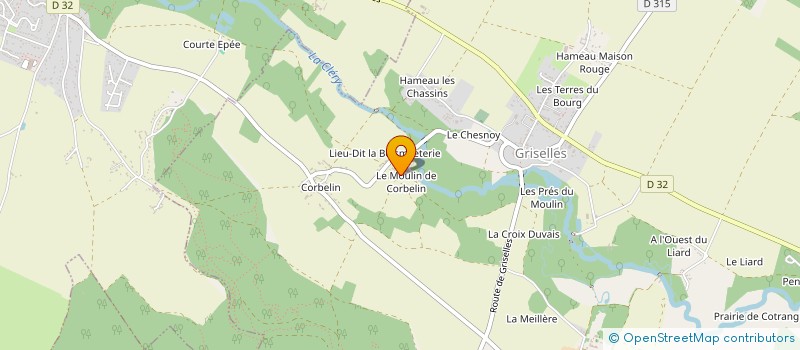 localisation de l'entreprise MONSIEUR FABRICE MONTAGNE à GRISELLES