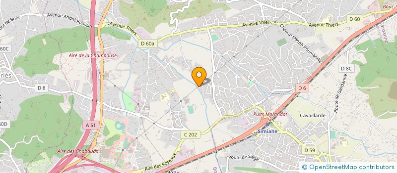 localisation de l'entreprise MONSIEUR FABRICE MONTBARBON à BOUC-BEL-AIR