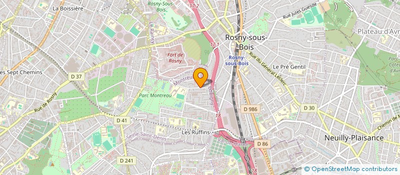 localisation de l'entreprise MONSIEUR FABRICE MONTIGNIER à MONTREUIL