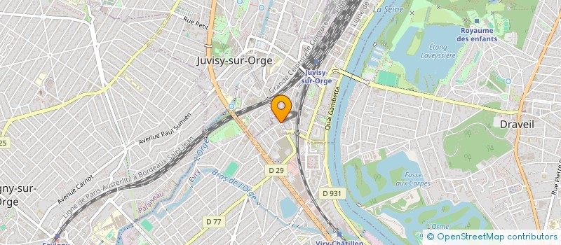 localisation de l'entreprise MONSIEUR FABRICE MONTROSE  JUVISY-SUR-ORGE