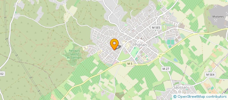 localisation de l'entreprise MONSIEUR FABRICE MORAND à PIGNAN