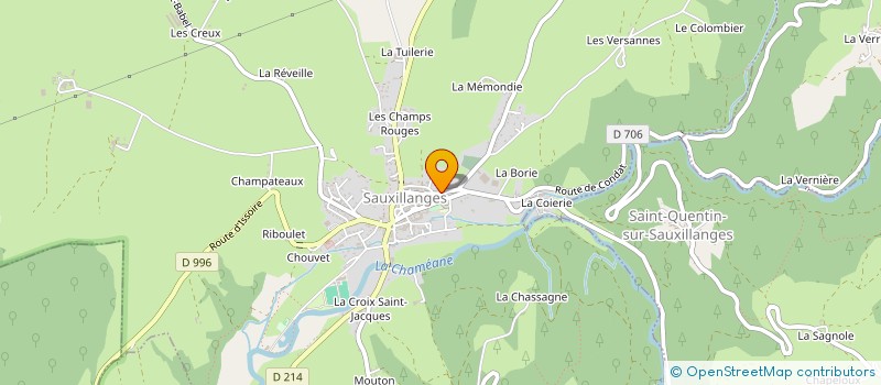 localisation de l'entreprise MONSIEUR FABRICE MORANGE  SAUXILLANGES