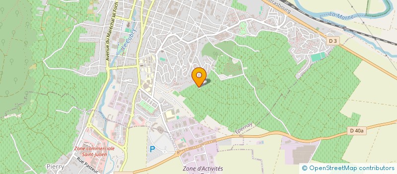 localisation de l'entreprise MONSIEUR FABRICE MOREAU  EPERNAY