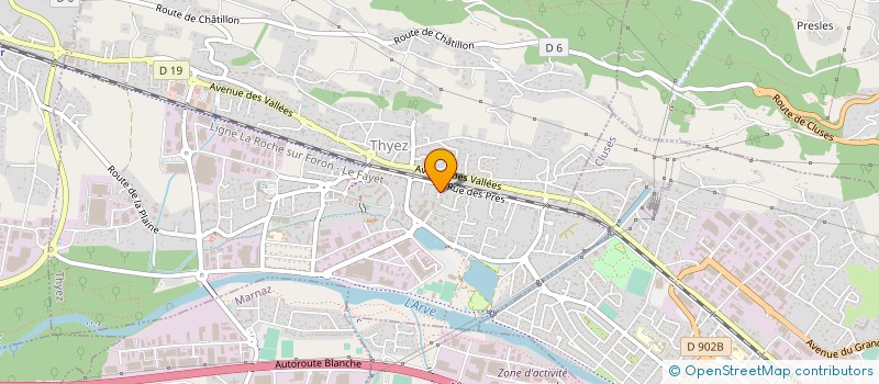 localisation de l'entreprise MONSIEUR FABRICE MOREAU  THYEZ